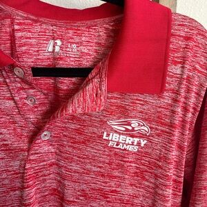 Russell Athletic Red Liberty Flames Polo